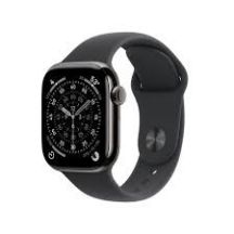 Zegarek Apple Watch Series 11 GPS + Cellular 42mm, Slate Titanium Case z Black Sport Band - S/M
