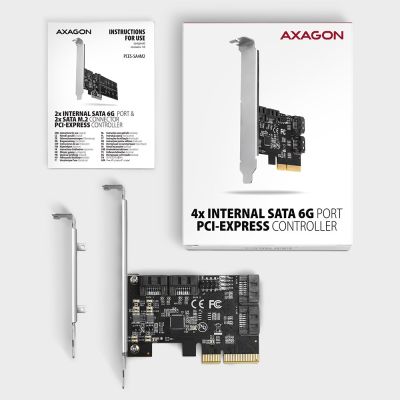 6. Axagon PCES-SA4X4 adapter Wewnętrzny SATA