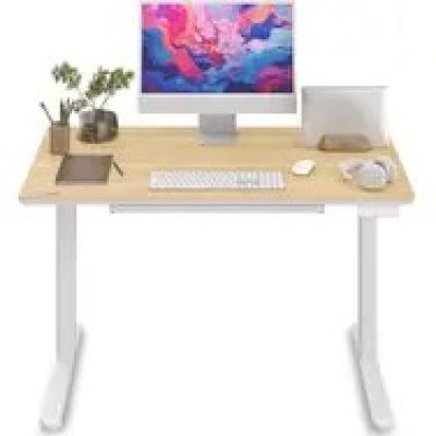 Biurko SENSE7 Newai Bambus 120 cm x 60 cm