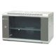 EmiterNet Szafa wiszaca niedzielona 19" 6U, drzwi blacha/szkło, 600×450×370mm szer./gł./wys.