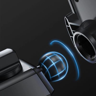 4. Joyroom samochodowy uchwyt na telefon z teleskopowym wysuwanym ramieniem na deskę rozdzielczą i szybę czarny (JR-OK3)