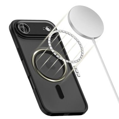 3. Etui Tech-Protect MagCam MagSafe na iPhone 17 Air - czarny mat