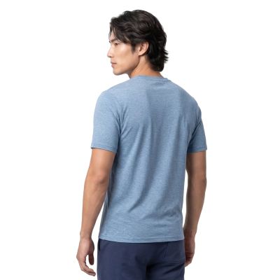 2. Skechers Go Dri All Day Tee TS107-BLGY Niebieskie L