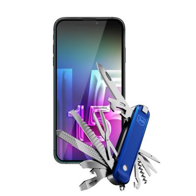 12. Szkło 9H 3mk HardGlass Max Lite™ na iPhone 15 Plus