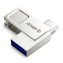 Pendrive Orico U301 256 GB USB-A USB-C USB 3.2 Gen 1 - srebrny