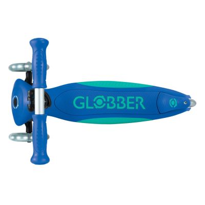 5. Globber Primo Foldable Plus Lights Dzieci Klasyczna hulajnoga Niebieski, Granatowy (marynarski)