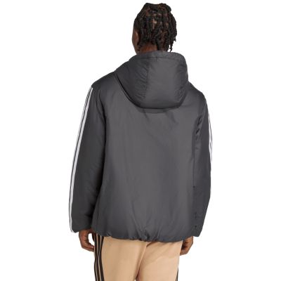3. Kurtka męska adidas Essentials Climawarm 3-Stripes Insulated Hooded czarna JM4042