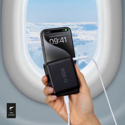 3. Powerbank SBS TEBB10000HDPD20K 10000 mAh z Power Delivery - czarny