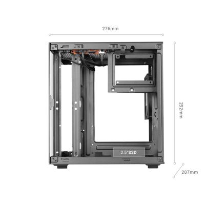 7. TACENS MARS MC-CUBE 1xARGB USB-C mATX- obudowa/cases