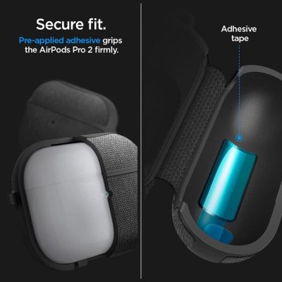 11. Etui Spigen Urban Fit na Apple AirPods Pro 1 / 2 - czarne
