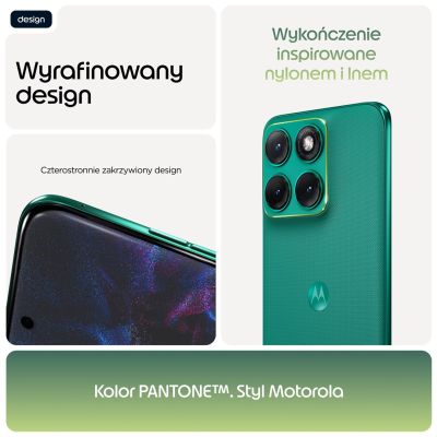 10. Smartfon Motorola Moto Edge 70 Fusion 5G 8/256 GB Sport Green (zielony)