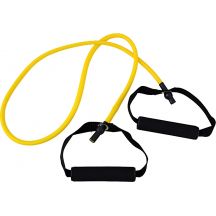 Guma do fitnessu z rączkami SMJ GB-S2109 Heavy żółta
