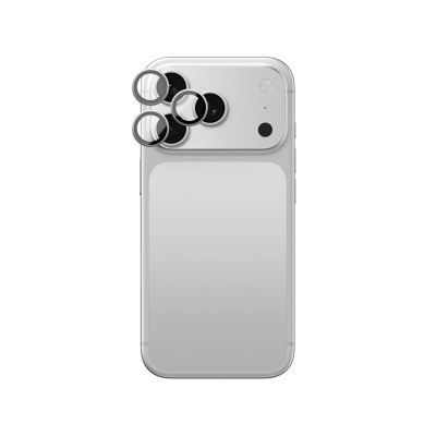 Szkło szafirowe na obiektyw aparatu AMAZINGTHING Titan Vision Lens Sapphire na iPhone 18 Pro / 18 Pro Max - srebrne