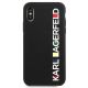 3. Etui Karl Lagerfeld Glossy Bauhaus na iPhone X / XS - czarne