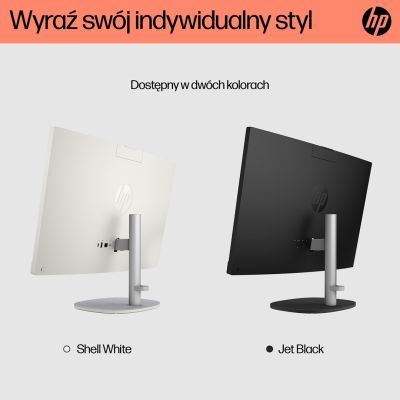 32. HP AiO 24-cr0312nw Ryzen 5 7520 23.8" FHD IPS 250nits AG 16GB DDR5 SSD512 Radeon 610M Cam720p kB+Mouse Win11 Shell White 2Y