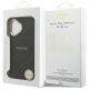 8. Etui Guess Peony Hot Stamp MagSafe na iPhone 17 - czarne