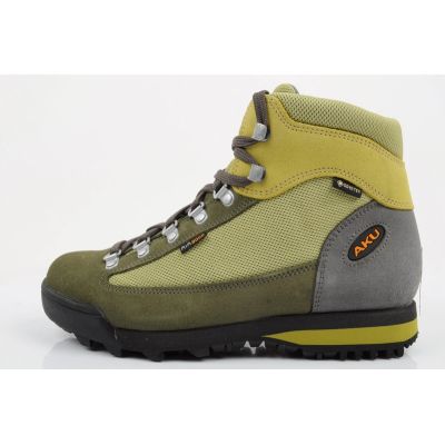 2. Aku buty trekkingowe damskie Ultralight Gore-tex turystyczne za kostkę szary zielony