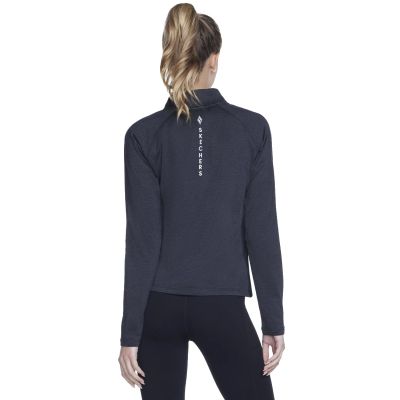 2. Skechers Skech-Knits Ultra Go 1/4 Zip LT4-BKCC Czarne L