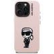 3. Etui Karl Lagerfeld Silicone Karl Sketch MagSafe na iPhone 16 Pro Max - różowe