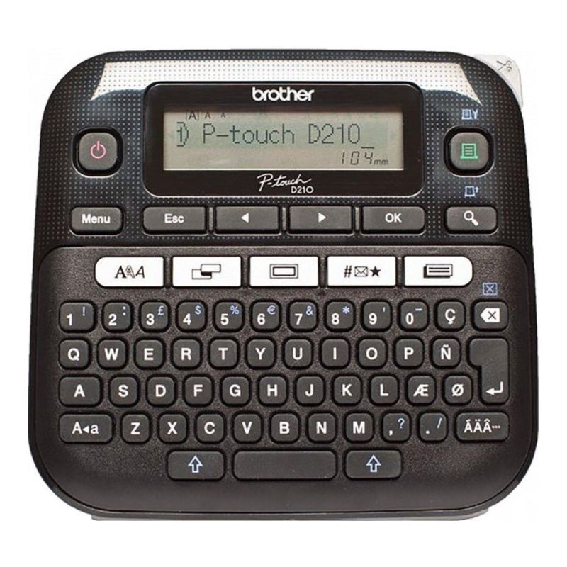 6. Brother PT-D210VP drukarka etykiet Termotransferowy 180 x 180 DPI 20 mm/s QWERTY