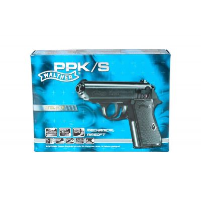 6. Pistolet ASG Walther PPK/S sprężynowy