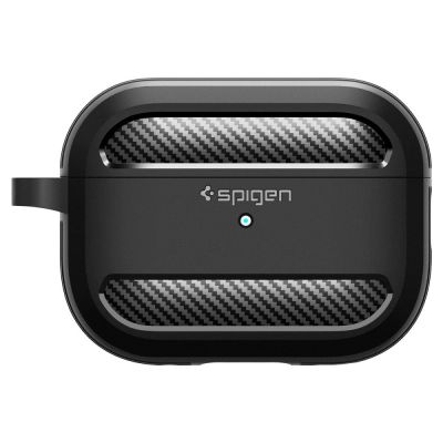 2. Etui Spigen Rugged Armor na Apple AirPods Pro 1 / 2 - czarny mat