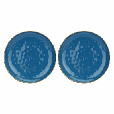 Zestaw 2 półmisków okrągłych Concerto Blu Avio - Granatowy, 32 cm