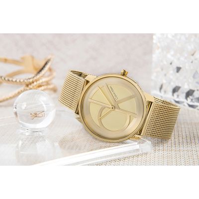 6. Zegarek Damski CALVIN KLEIN Iconic Mesh 25200034 + BOX