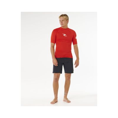 3. Lycra męska RIP CURL Waves Upf Perf S/S czerwona