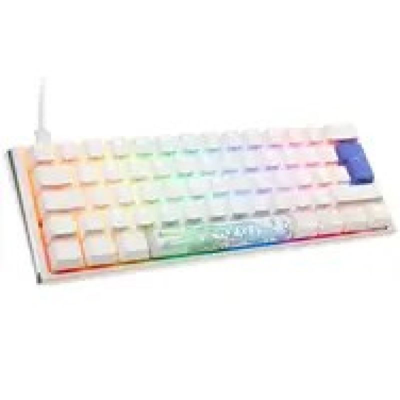 11. Ducky One 3 Mini Pure White klawiatura Gaming USB Niemiecki Biały