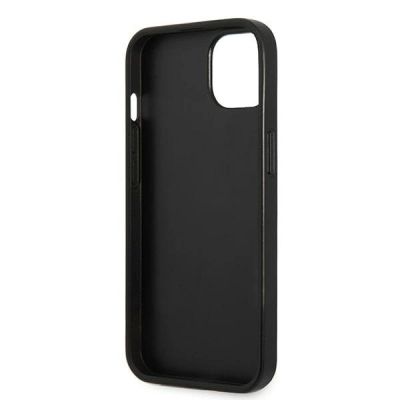 6. Etui Karl Lagerfeld Monogram Plaque na iPhone 13 mini - czarne