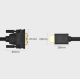 13. Ugreen kabel przewód HDMI - DVI 4K 60Hz 30AWG 1m czarny (30116)