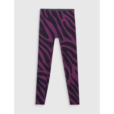 6. Legginsy do jogi i pilatesu szybkoschnące damskie 4F 4FWSS25TFTIF325-50A