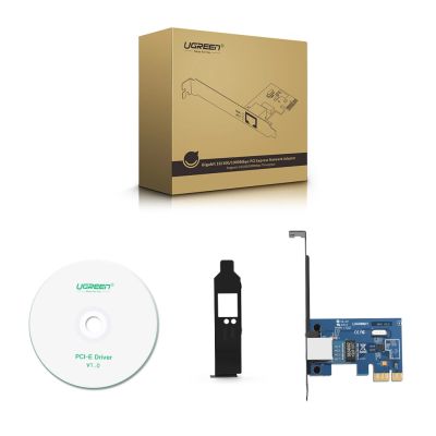 3. Karta sieciowa Ugreen US230 Gigabit 10/100/1000Mbps PCI-E - czarna
