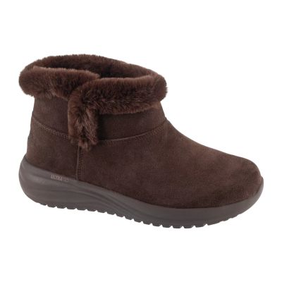 Skechers On-The-Go Stellar - Cozy Step 144745-DBRN Brązowe 35,5