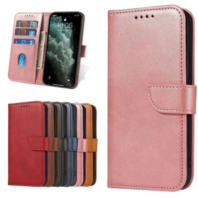 9. Magnet Case elegancki futerał etui pokrowiec z klapką i funkcją podstawki Samsung Galaxy A73 różowy