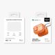 14. Etui AMAZINGTHING Titan Pro Mag Case Clear do AirPods Pro 3 - pomarańczowe