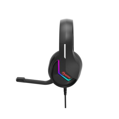 7. Marvo H8618 Zestaw słuchawkowy Przewodowa Opaska na głowę Gaming USB Typu-A Czarny