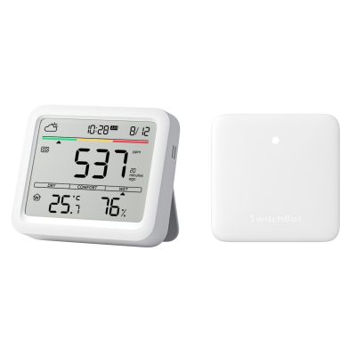 SwitchBot Meter Pro (CO2 Monitor) Biały LCD Bateria