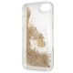 4. Etui Guess Glitter Charms na iPhone SE 2022 / SE 2020 / 7 / 8 - złote
