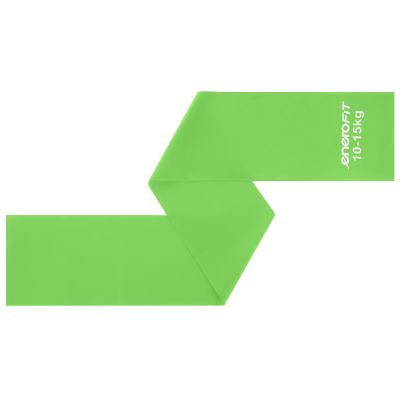 28. TAŚMA TRENINGOWA DO ĆWICZEŃ PILATES 2000x150x0,40MM 10-15KG ZIELONA