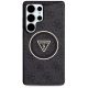 3. Etui Guess 4G Glitter Triangle Buttons MagSafe do Samsung Galaxy S25 Ultra czarny