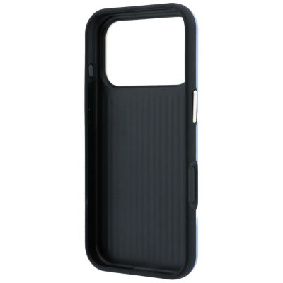 7. Etui Guess Smooth & Big Strass Logo na iPhone 18 Pro / 17 Pro - niebieskie