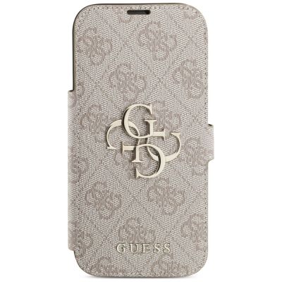 3. Etui Guess Book 4G Metal Logo na iPhone 17 Pro - różowe