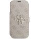 3. Etui Guess Book 4G Metal Logo na iPhone 17 Pro - różowe