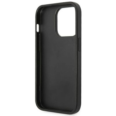 7. Etui Guess Saffiano Strap na iPhone 14 Pro - czarne