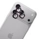 4. Szkło hartowane na obiektyw aparatu 3mk Lens Protection Pro Black na iPhone 18 Pro / 18 Pro Max - burgundowe