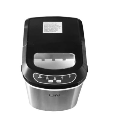 2. Kostkarka do lodu LIN ICE PRO-S12 srebrna