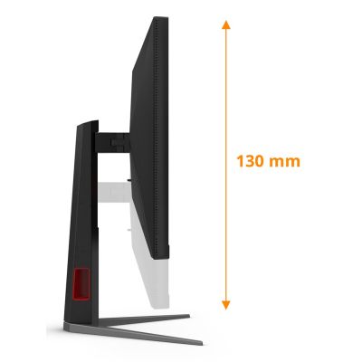 19. AOC G4 U27G4XM monitor komputerowy 68,6 cm (27") 3840 x 2160 px 4K Ultra HD LED Czarny, Czerwony