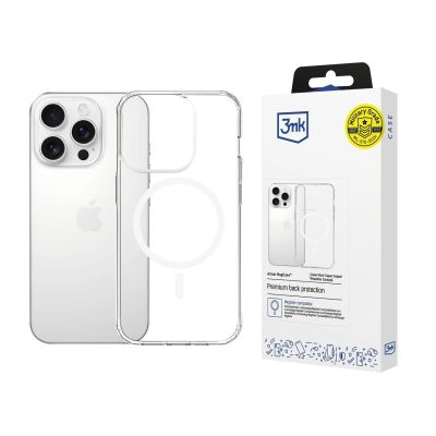 14. Etui 3mk Armor MagCase na iPhone 16 Pro - przezroczyste